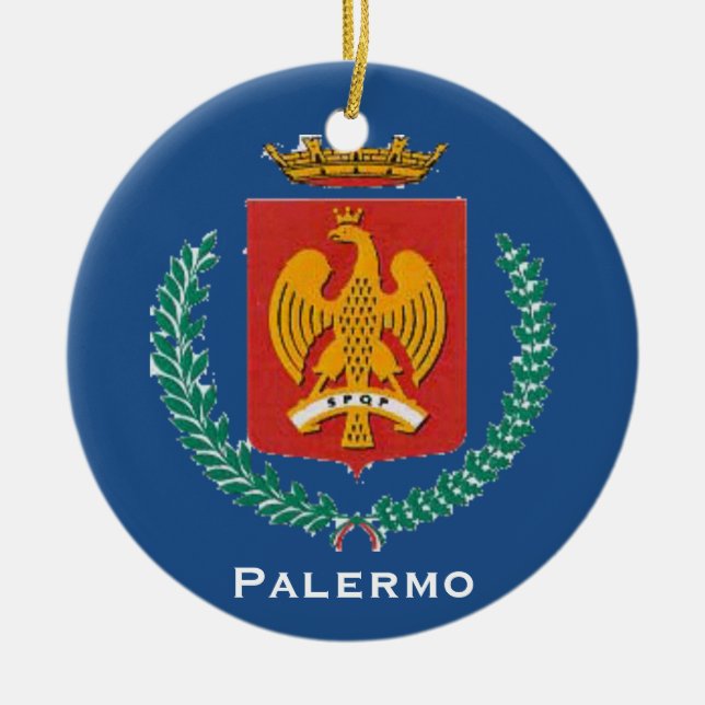Palermo*, Sicily Christmas Ornament (Front)