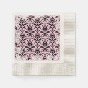 Palest Pink Soft Grunge Tea Party Napkins