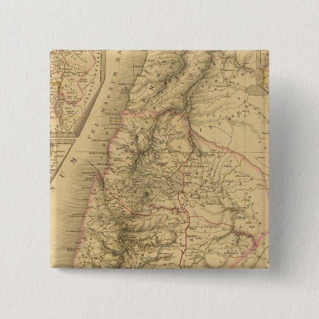 Palestine 15 Cm Square Badge (Front)