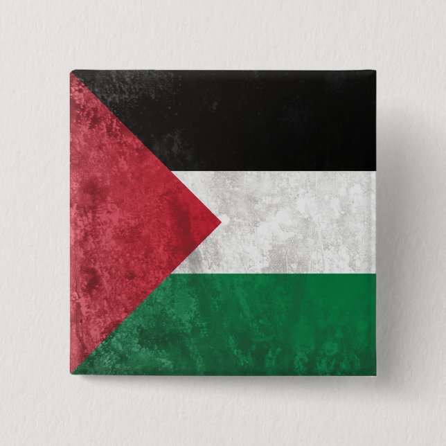 Palestine 15 Cm Square Badge (Front)