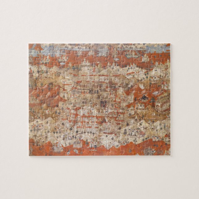 Palestine 15th Century Topography of the Holy Land Jigsaw Puzzle (Horizontal)