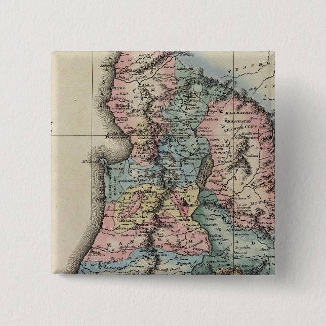 Palestine 2 15 cm square badge (Front)