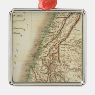 Palestine 2 metal tree decoration