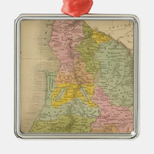 Palestine 3 metal tree decoration