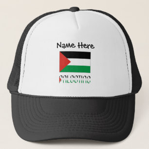 Palestine and Palestinian Flag Personalised  Trucker Hat