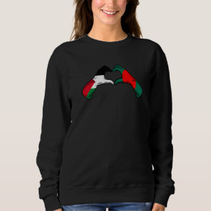 Palestine Bangladesh Flag Palestinian Bangladeshi Sweatshirt