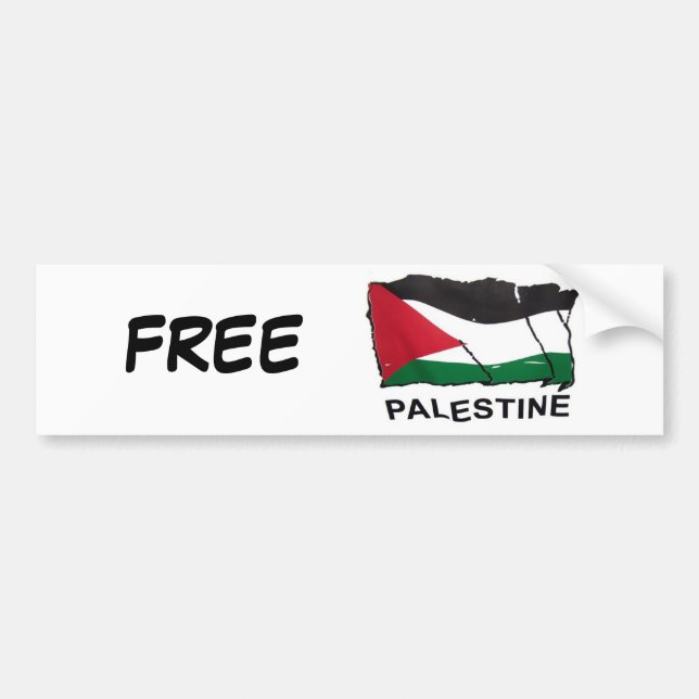 palestine bumper sticker (Front)