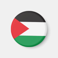 Palestine Button, Patriotic Palestinian Flag