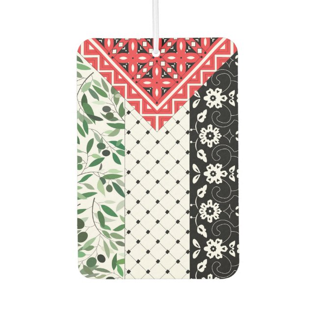 Palestine Car Air Freshener (Front)