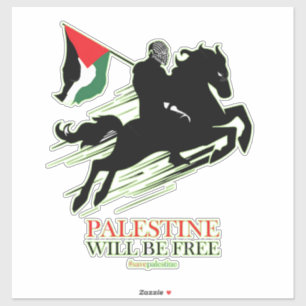 Palestine Car Sticker, Palestinian Flag Decal, G