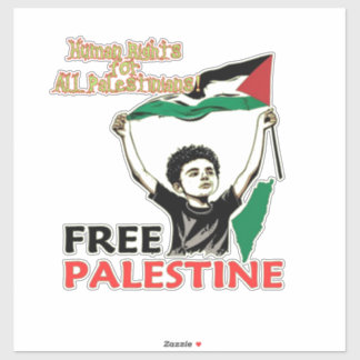 Palestine Car Sticker, Palestinian Flag Decal, Gaz