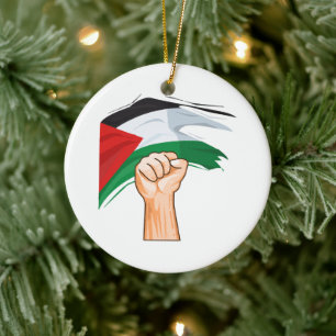 Palestine Ceramic Tree Decoration