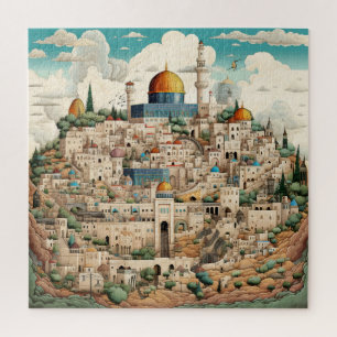 Palestine City Scape Jigsaw Puzzle