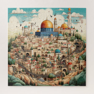 Palestine City Scape Jigsaw Puzzle