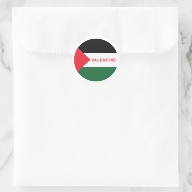 Palestine Classic Round Sticker (Bag)