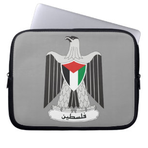 palestine coat of arms laptop sleeve