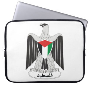 palestine coat of arms laptop sleeve