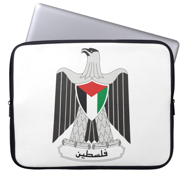 palestine coat of arms laptop sleeve (Front)