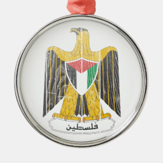 Palestine Coat of Arms Metal Tree Decoration