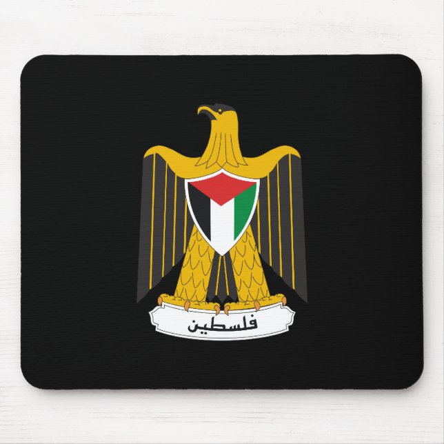 Palestine Coat of Arms Mouse Mat (Front)