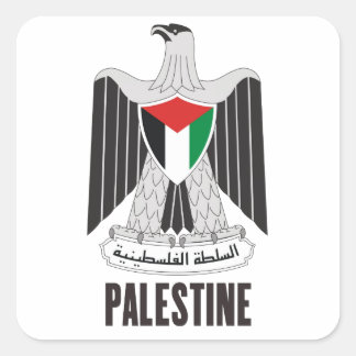 PALESTINE - emblem/flag/coat of arms/symbol Square Sticker