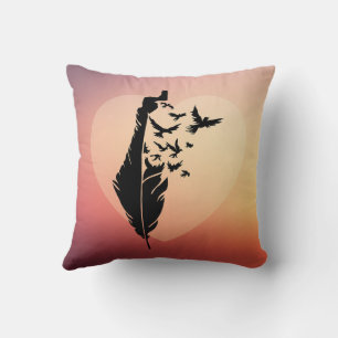 Palestine Feather Map Palestinian Freedom Cushion