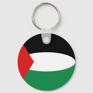 Palestine Fisheye Flag Keychain