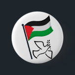 Palestine Flag فلسطين Peace Dove | Free Palestine  6 Cm Round Badge<br><div class="desc">Cool & Simple Love & Peace for Palestine design with the country's flag & peace dove فلسطين, فلسطيني Support Palestine | Love Palestine | Free Palestine | Palestine Peace | Free Gaza | Support Gaza Add it to your wardrobe / accessory collection or give it as a perfect gift to...</div>