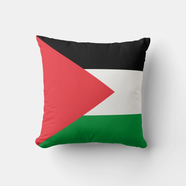 Palestine Flag American MoJo Pillow (Front)