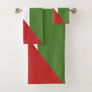 Palestine flag bath towel set