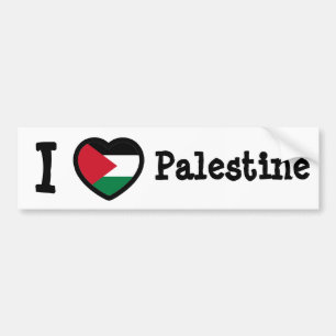 Palestine Flag Bumper Sticker