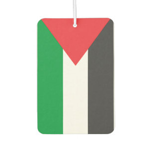 Palestine flag car air freshener