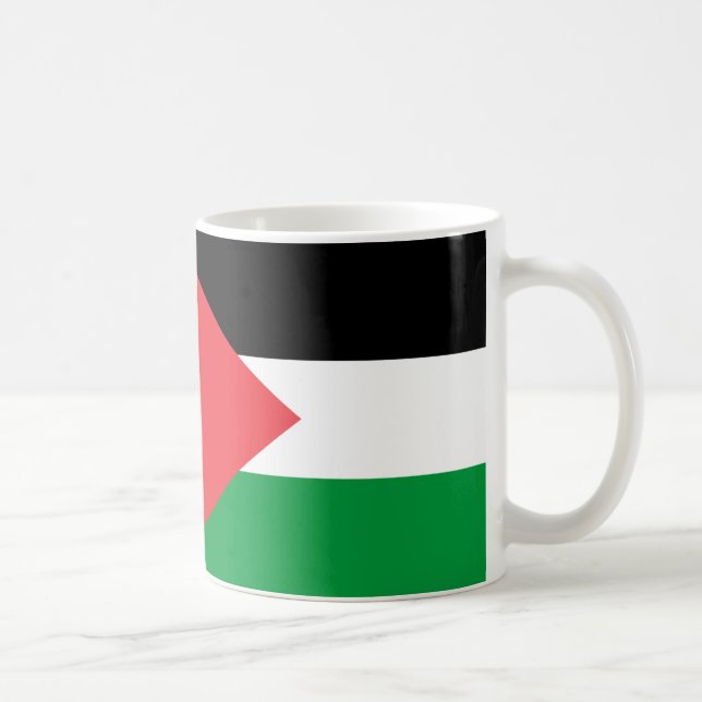 Palestine Flag Ceramic Coffee Mug (Right)