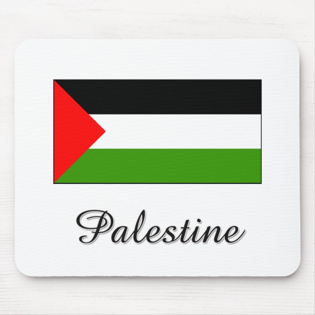 Palestine Flag Design Mouse Mat (Front)