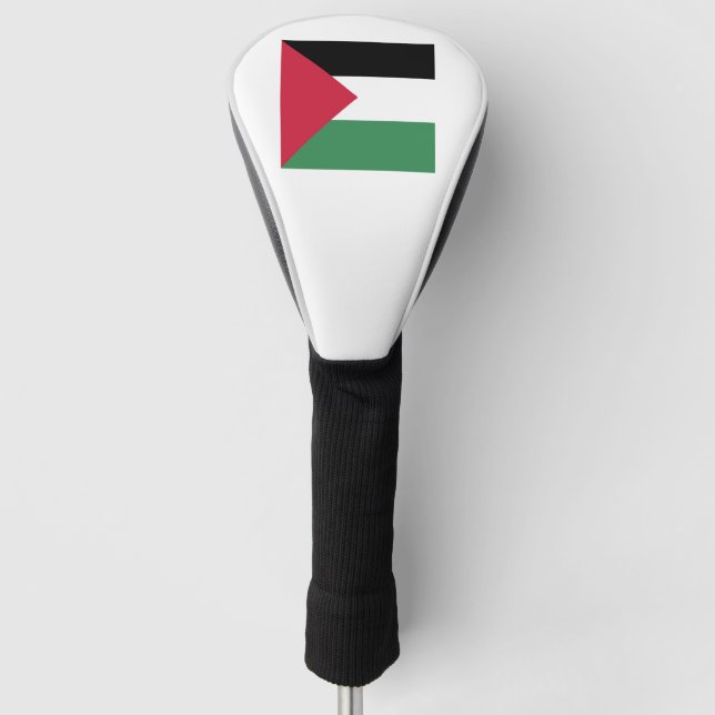 Palestine Flag Emblem Golf Head Cover (Front)