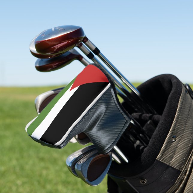 Palestine flag golf head cover (In Situ)