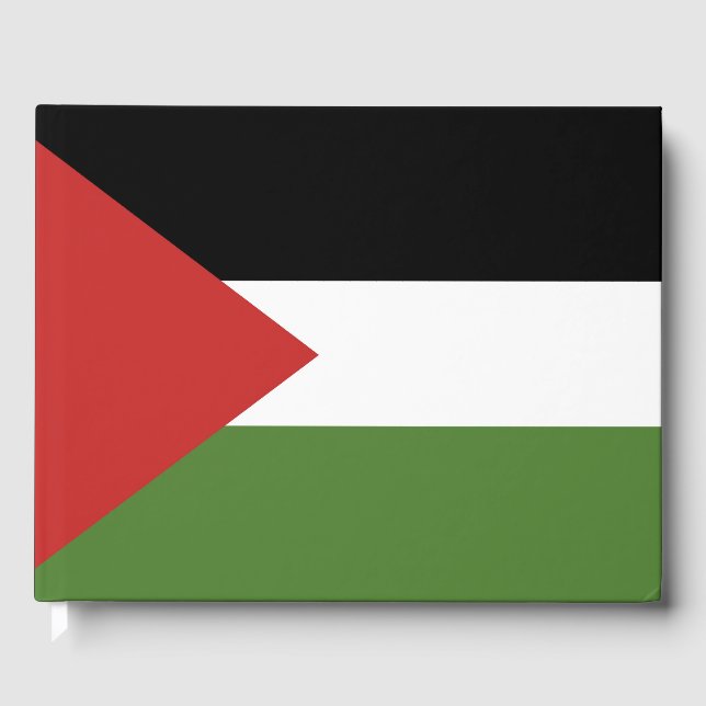 Palestine flag guest book (Front)