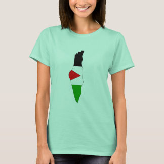 Palestine flag map T-Shirt