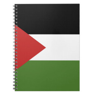 Palestine flag notebook