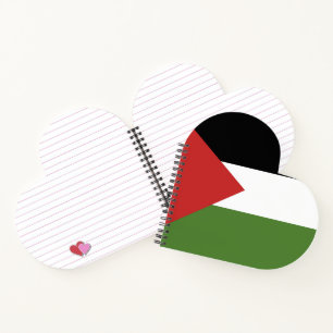 Palestine flag notebook