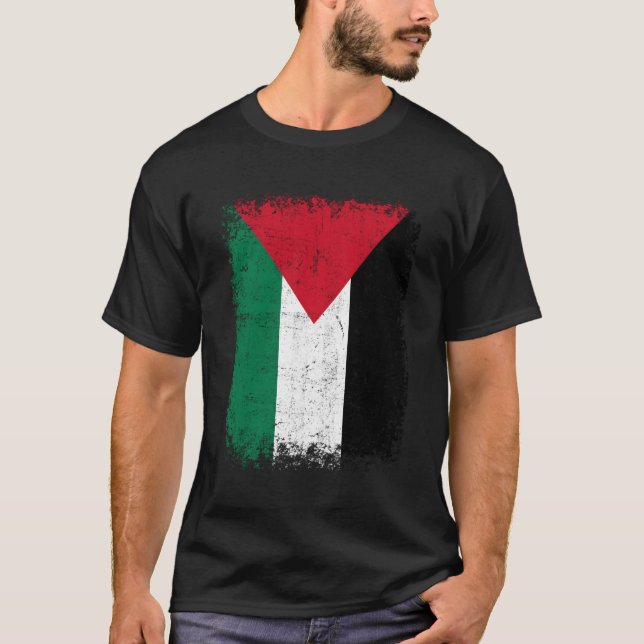 Palestine Flag Palestine Love Palestine T-Shirt (Front)