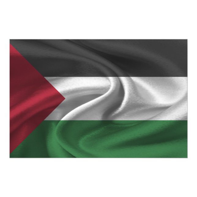 Palestine Flag Photo Print (Front)