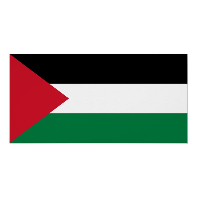 Palestine Flag Poster (Front)