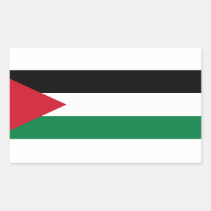 Palestine Flag Rectangular Sticker