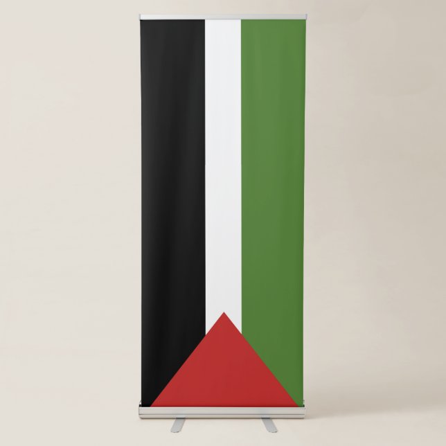 Palestine flag retractable banner (Front)