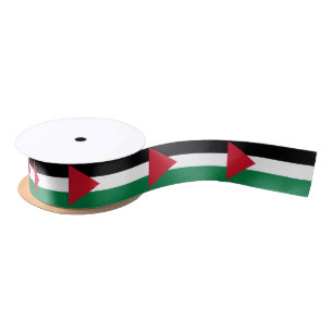 Palestine Flag Satin Ribbon