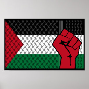 Palestine flag, Save Gaza, free Gaza Poster