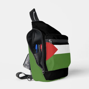 Palestine flag sling bag