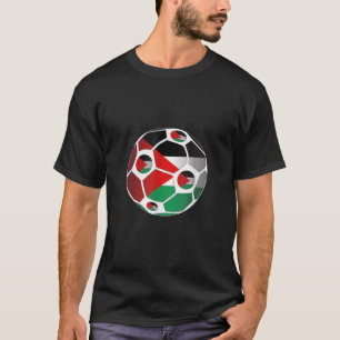 Palestine Flag Soccer Ball Men Women Team Fan Shir T-Shirt