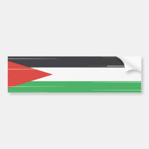 Palestine Flag, Solidarity with Palestine Bumper Sticker